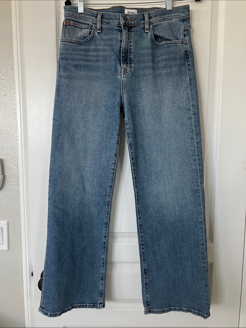 Like New Hudson Rosalie Jeans Wide-Leg Jeans in Vak size 29